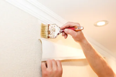 Pose de papier peint à Teillots — revêtements muraux et toiles de verre